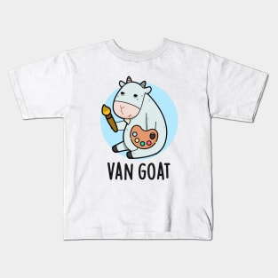 Van Goat Funny Artist Pun Kids T-Shirt